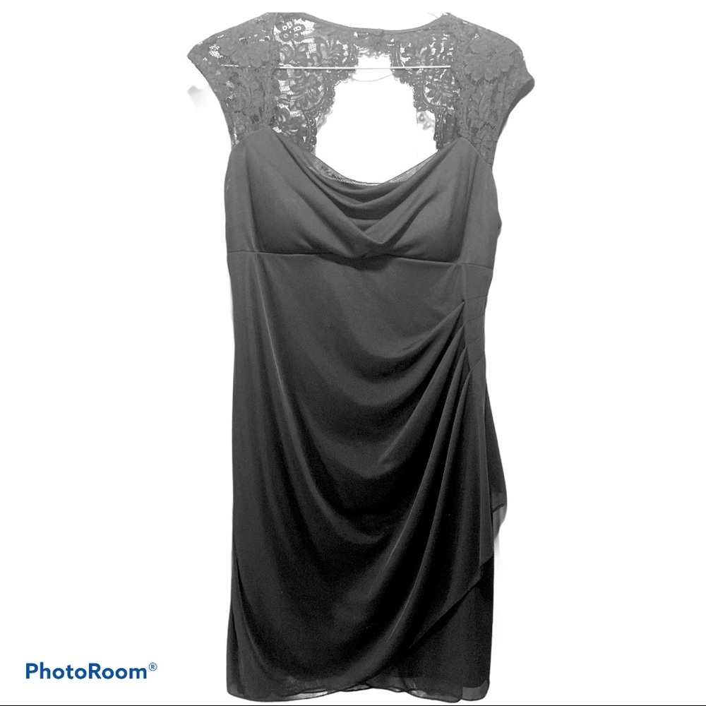 Xscape brand 👗Black cocktail dress👠